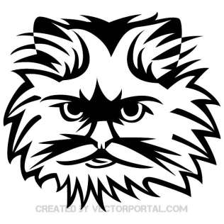 Cat Face Clipart