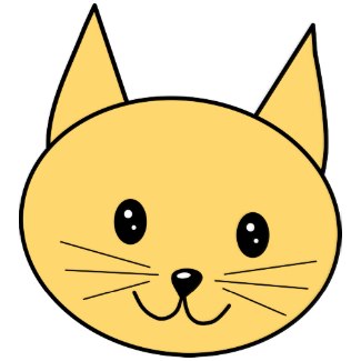 325x325 Clipart Cat Face
