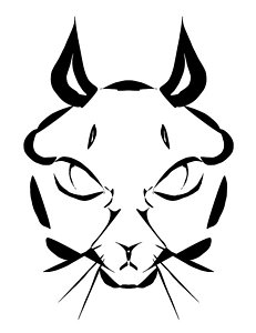 231x300 Cat Face Drawings