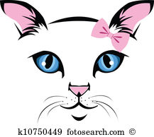 217x194 Cat Face Clip Art