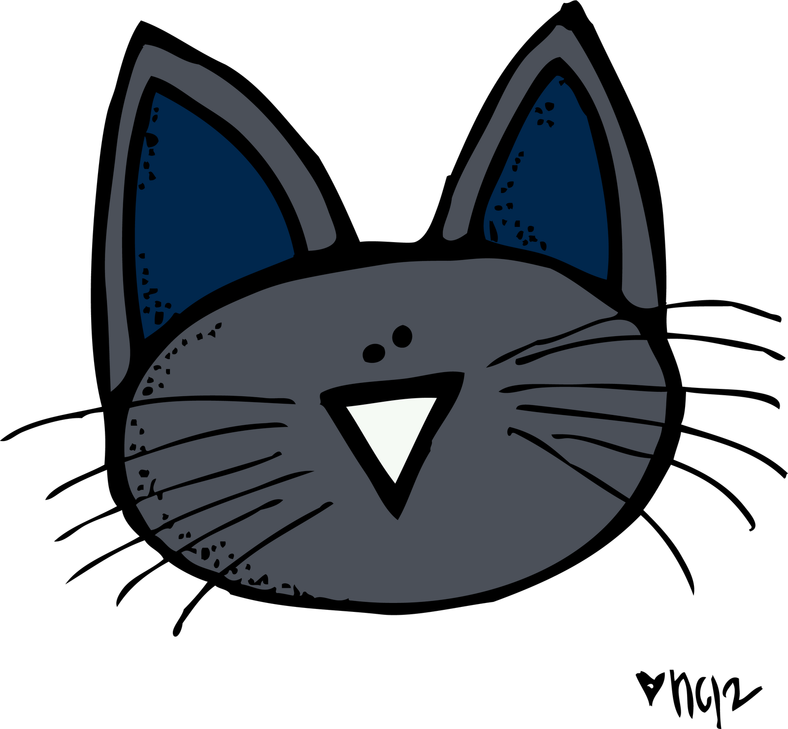 1600x1481 Head Clipart Pete The Cat
