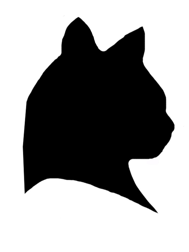 774x1032 Silhouette Clock Cat Silhouette By Seiyastock Clocks