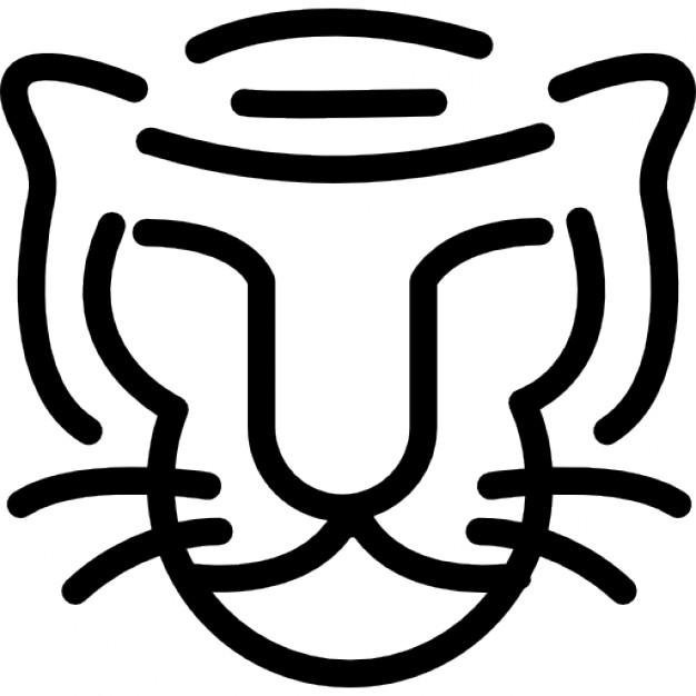 626x626 Cat Face Outline Icons Free Download