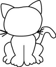 236x283 Kitten Clipart Outline
