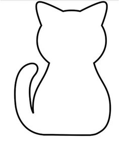 Cat Head Outline | Free download on ClipArtMag