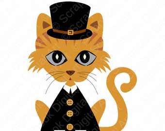 340x270 Thanksgiving Clipart Cat