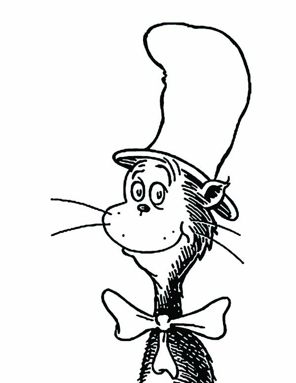 600x776 Seuss The Cat In The Hat Coloring Page Color Luna 13172