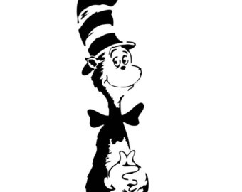 340x270 Dr Seuss Cat In The Hat Clipart Black And White