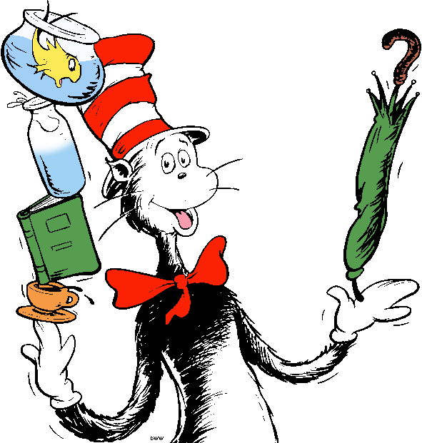 591x621 Cat In The Hat Clip Art Free 2