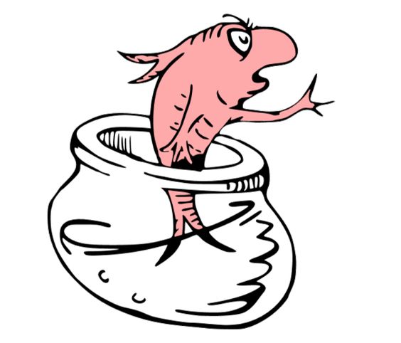 564x482 Cat In The Hat Fish Clipart