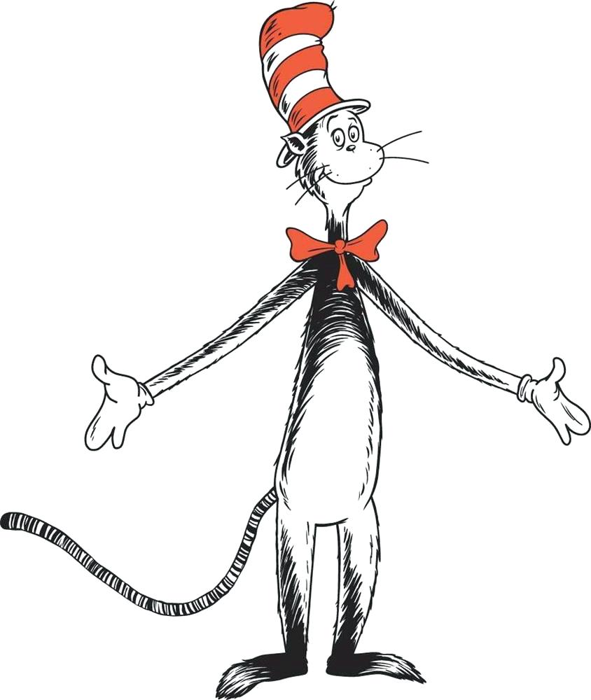 844x1000 Cat In The Hat Wall Decals Cat In The Hat Decal Removable Wall