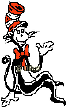254x411 Dr Seuss Cat Hat Cross Stitch Patterns Kits