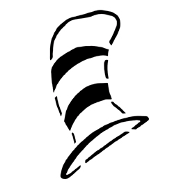 270x270 Dr Seuss Cat In The Hat Stencil Free Stencil Gallery