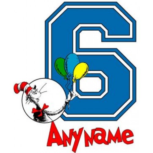 500x500 Dr. Seuss Cat In The Hat 04 Personalized