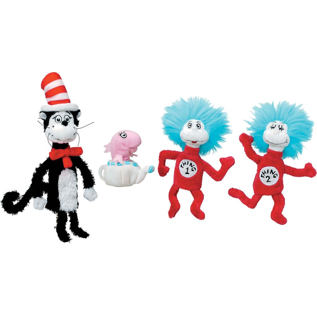 1024x1024 Dr. Seuss The Cat In The Hat Finger Puppet Manhattan Toy