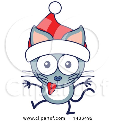 450x470 Clipart Happy Cat Sitting With A Fish Bone In His Mouth