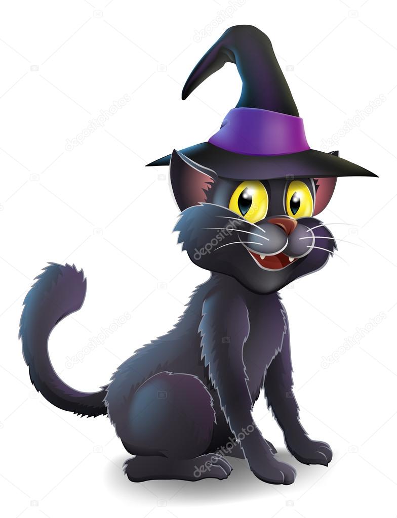 784x1024 Halloween Witch Cat Stock Vector Krisdog