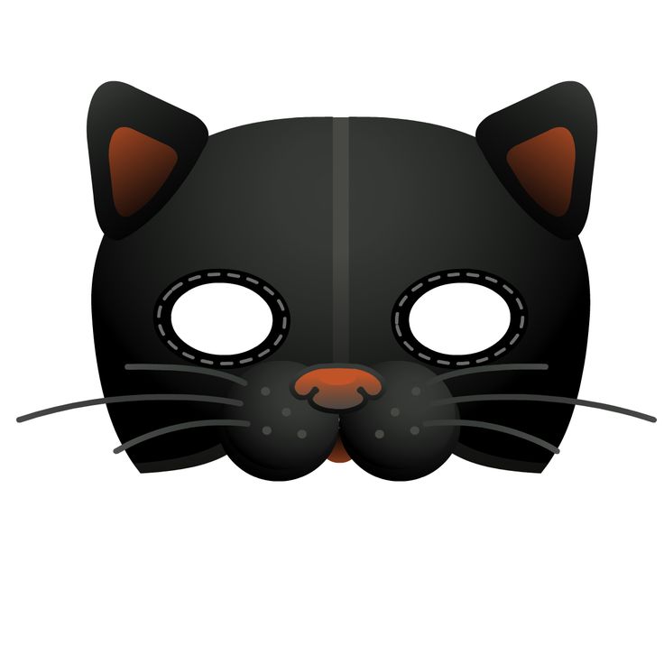736x736 Mask Clipart Cat Face