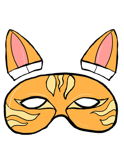 400x518 Cat Mask Color