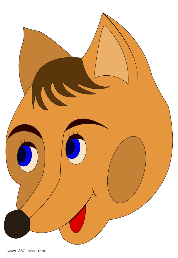 567x822 Fox Mask Picture