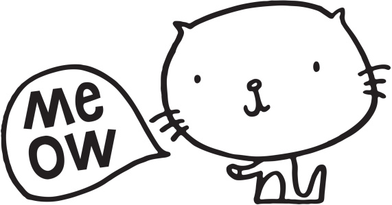 571x299 Meowing Clipart