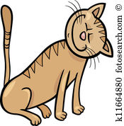 175x178 Happy Cat Clipart