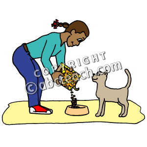 300x300 Cat Eating Clipart