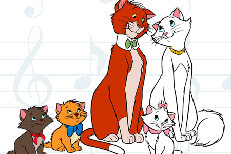 450x300 Ev'Rybody Wants To Be A Cat Lyrics From Disney's The Aristocats