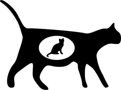 Cat Outline Cliparts