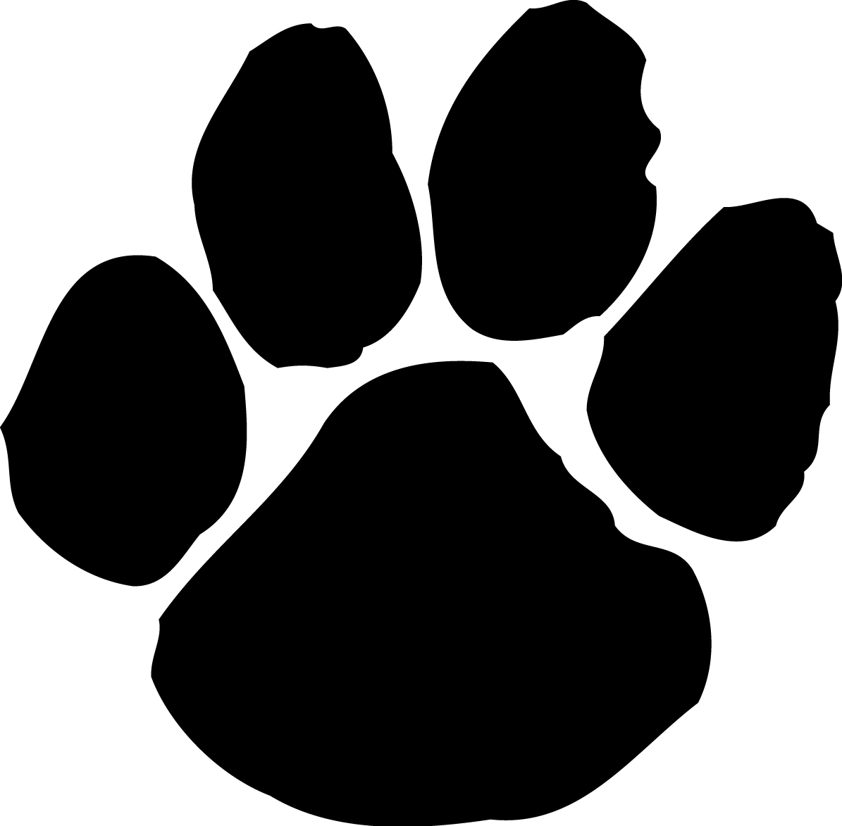 1195x1173 Clip Art Cat Paw Print