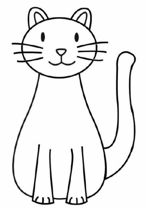 600x855 Cat Drawing Images