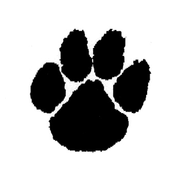 686x680 Gallery For Free Cat Paw Prints Clip Art Clipartcow
