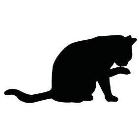 283x283 Cat Silhouette Silhouette Of Cat