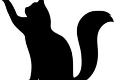 235x165 Majestic Silhouette Clipart Dog And Cat Clip Art Free Panda