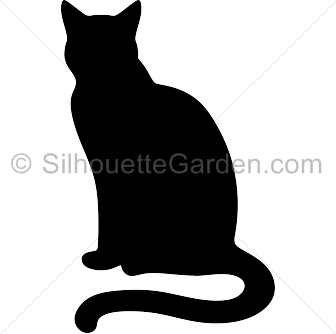 336x334 Sitting Cat Silhouette Clip Art. Download Free Versions