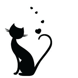 265x265 Best Black Cat Silhouette Ideas Cat Silhouette
