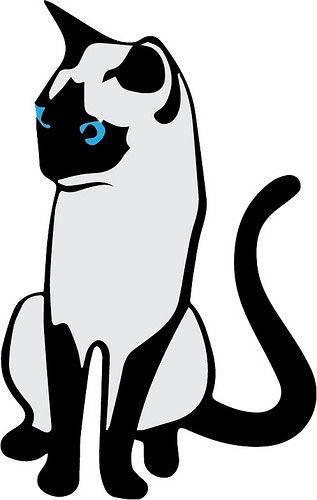 317x500 Cat Clipart Siamese