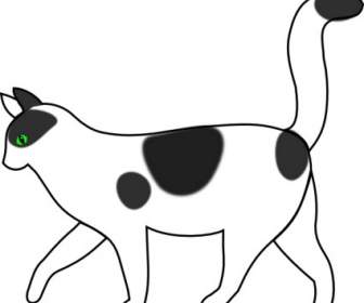 336x280 Cartoon Cat Walking Outline Clip Art Vector Clip Art Free Vector