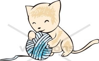 320x199 Kitten Playing With Ball Of Yarn