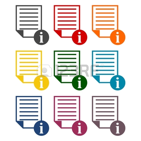 450x450 Catalog Vector Icons Set Royalty Free Cliparts, Vectors, And Stock