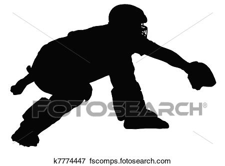 450x332 Graphics For Baseball Catcher Silhouette Graphics Www