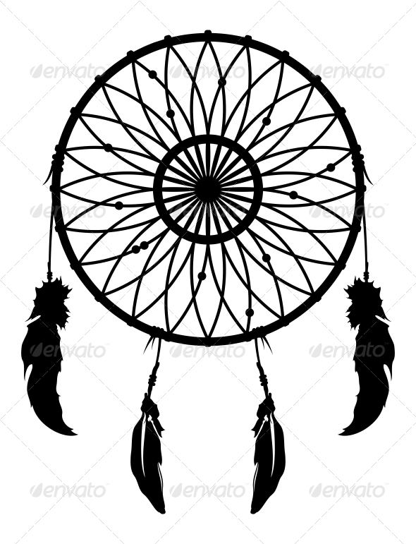 590x771 India Clipart Dream Catcher