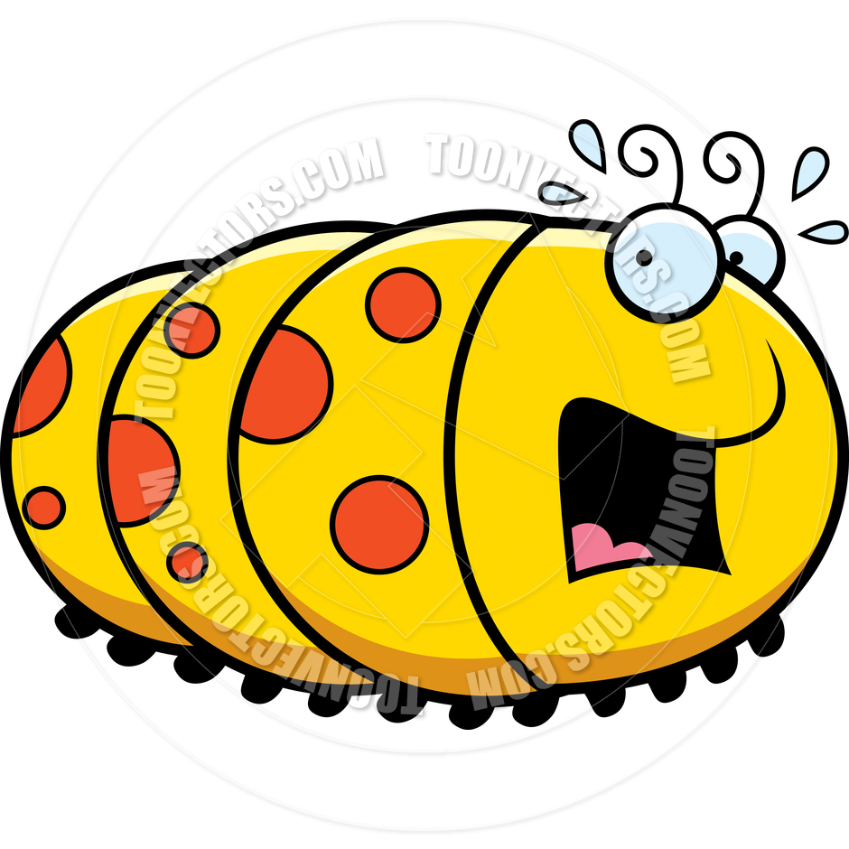 940x940 Scared Cartoon Caterpillar By Cory Thoman Toon Vectors Eps