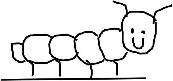 600x284 Caterpillar Clip Art