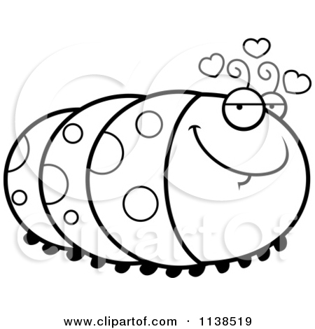 Caterpillar Clipart Black And White | Free download on ClipArtMag