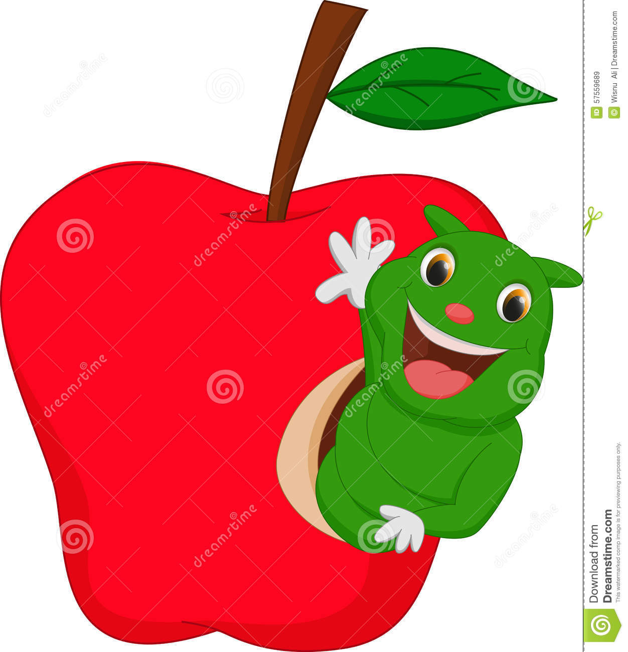 1252x1300 Caterpillar Clipart Apple
