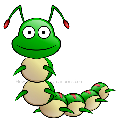 461x489 How To Create A Caterpillar Clip Art