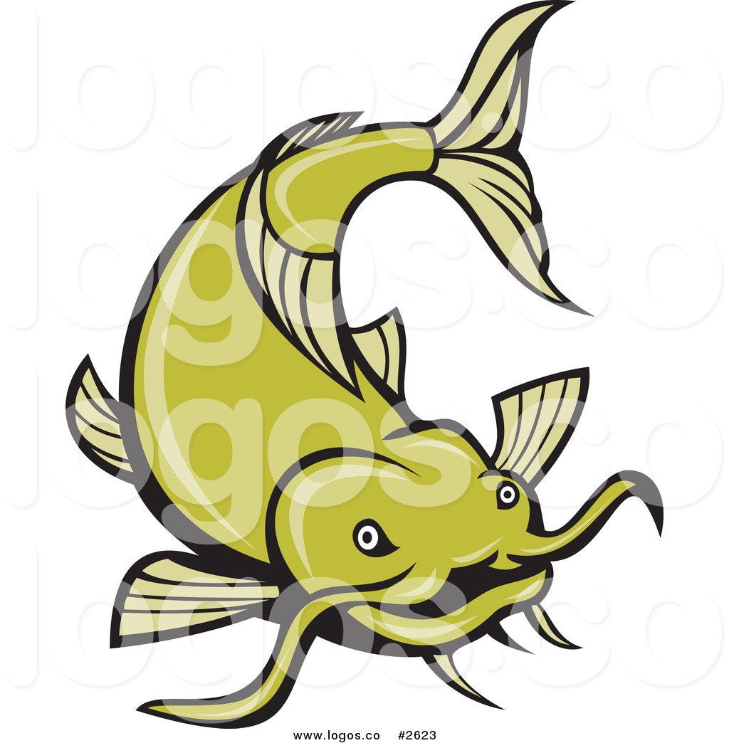 1024x1044 Royalty Free Green Catfish Vector Logo 2 By Patrimonio