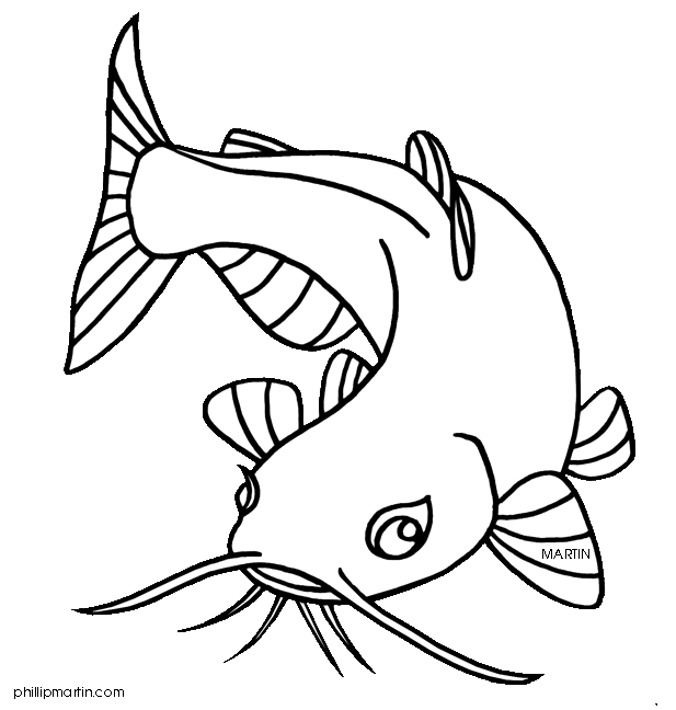 617x648 Catfish Clip Art