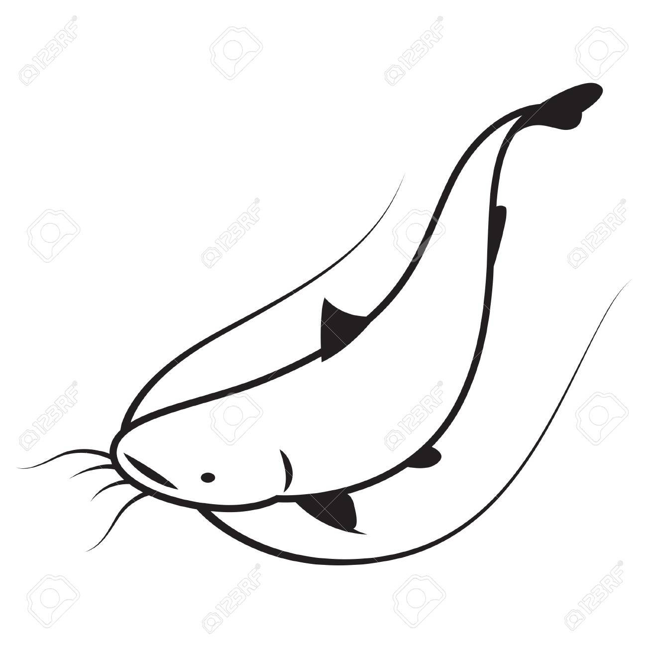 1300x1300 Graphic Catfish, Vector Royalty Free Cliparts, Vectors, And Stock